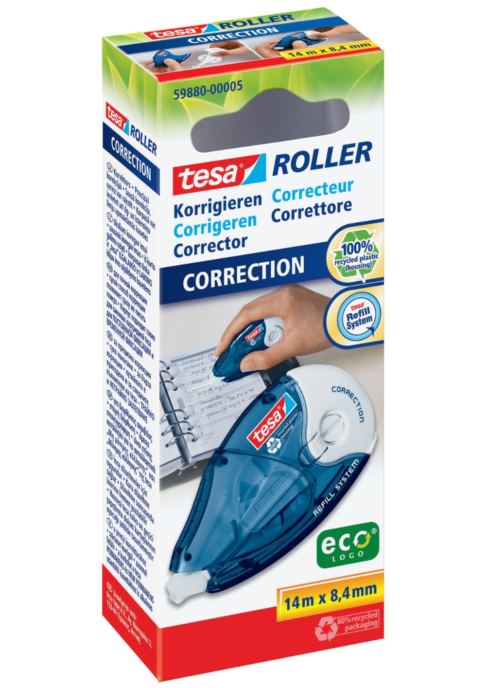 Korektor Roler Eko Zamenski 14m:4,2mm 14m:8,4mm