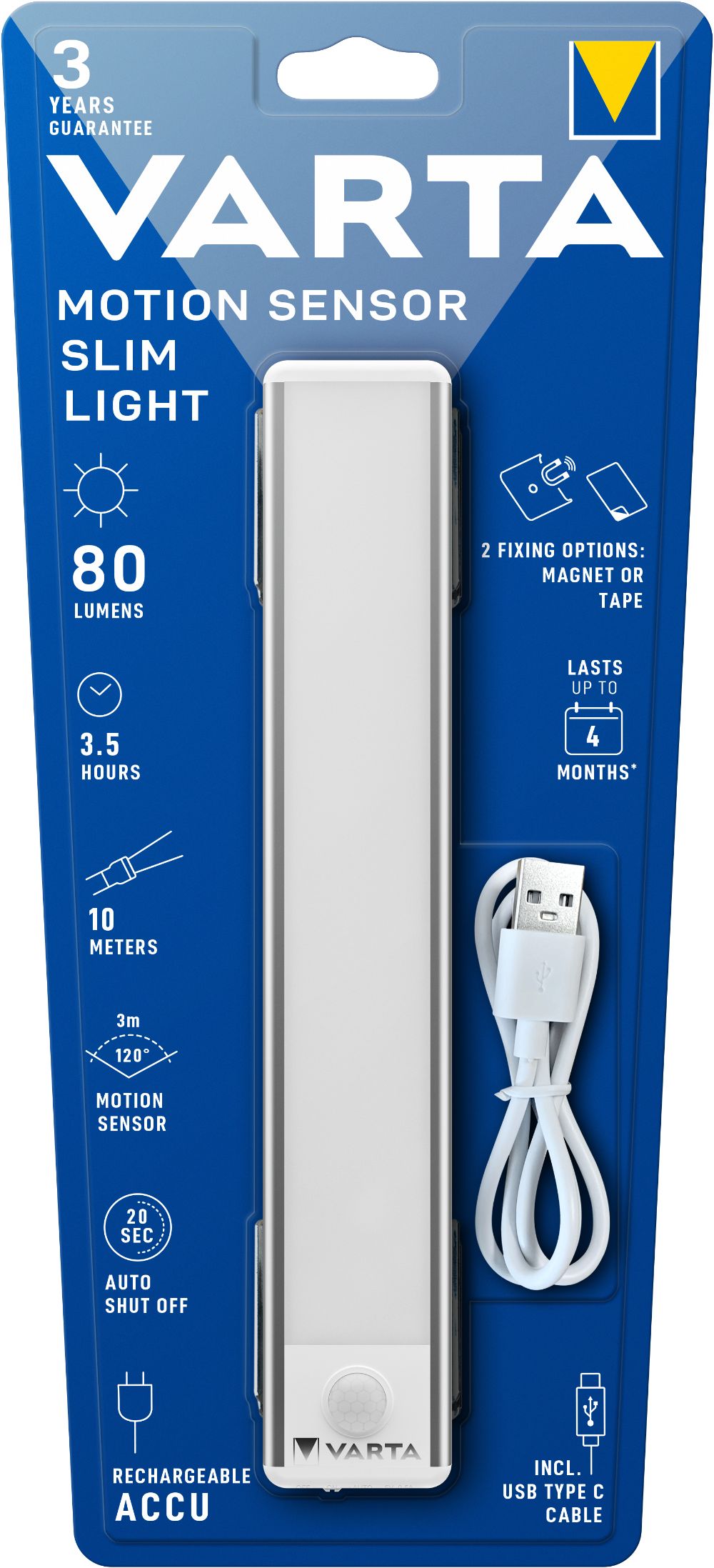 Baterijska lampa Motion Sensor Slim 17624