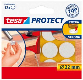 Zaštitne podloške za nameštaj okrugle bele 22mm