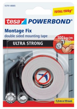 Montažna traka Powerbond ultra strong 1,5m x 19mm.