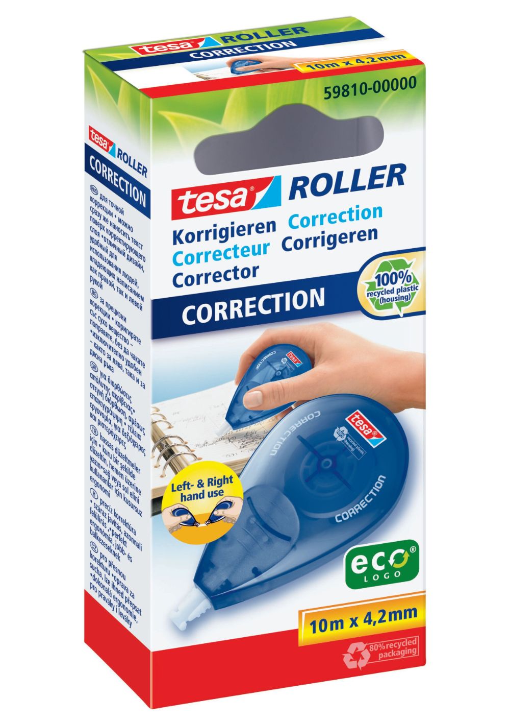 Korektor Roler Eko za jednokratnu upotrebu Sideway 10m:4,2mm