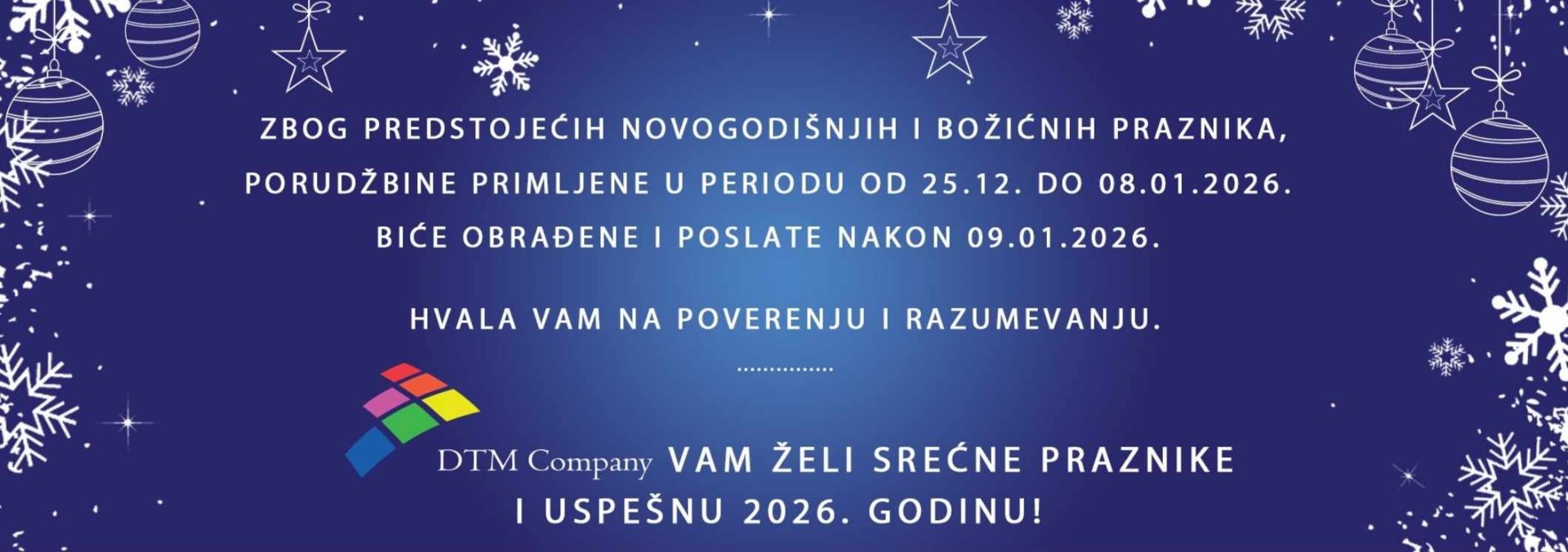 Neradni dani tokom praznika